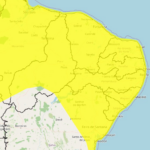 Instituto Nacional de Meteorologia emite alerta de chuvas para toda a Paraíba