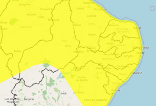 Instituto Nacional de Meteorologia emite alerta de chuvas para toda a Paraíba