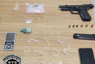 Polícia Civil apreende drogas e pistola furtada durante ação em Areia