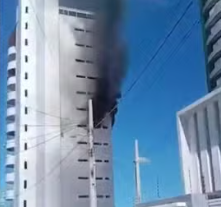 Incêndio atinge apartamento em Sousa e mobiliza Corpo de Bombeiros