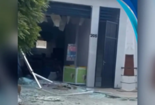 Suspeita de vazamento de gás provoca explosão em comércio no Sertão da Paraíba