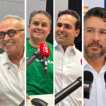 Candidatos ao governo da Paraíba fazem caminhadas, reuniões e gravações durante campanha