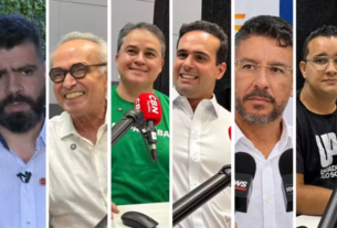 Candidatos ao governo da Paraíba fazem caminhadas, reuniões e gravações durante campanha