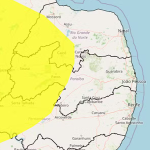 Inmet alerta para umidade do ar entre 20% e 30% em cidades da Paraíba