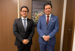 Presidente da FIEPB se reúne com procurador-geral do MPPB e presidente da CNI em Brasília