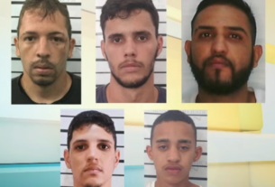 Cinco presos fogem de cadeia em Taperoá e continuam foragidos