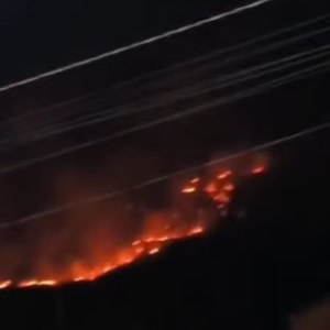 Mais de 25 bombeiros atuam no combate a incêndio florestal em Lagoa, no Sertão da Paraíba