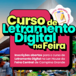 Prefeitura de Campina Grande abre inscrições para curso de letramento digital na Feira Central